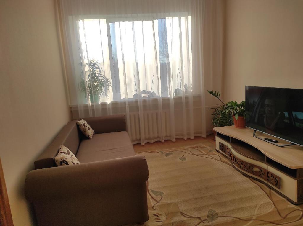 TV a/nebo společenská místnost v ubytování NarvaCenter