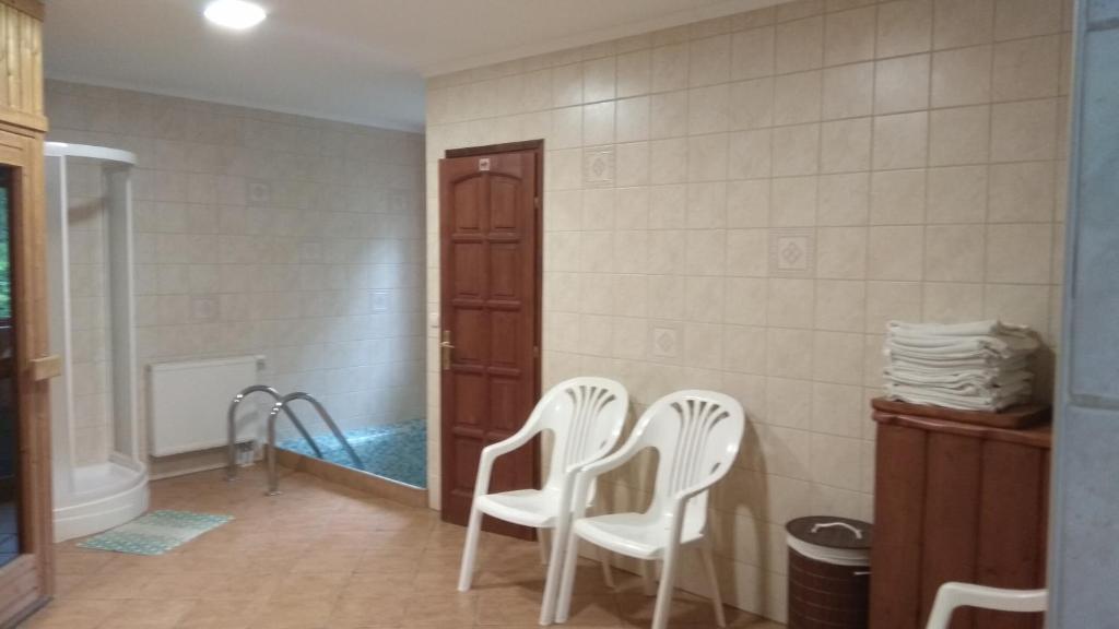 Koupelna v ubytování Nádas Pihenőpark