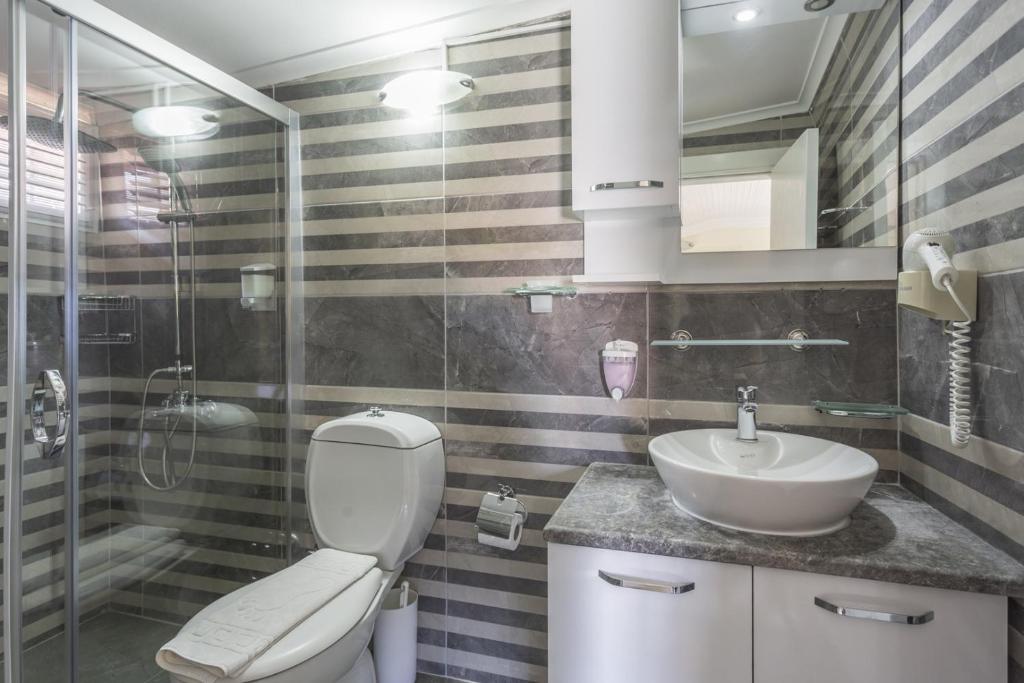 Koupelna v ubytování Hotel Villa Daffodil