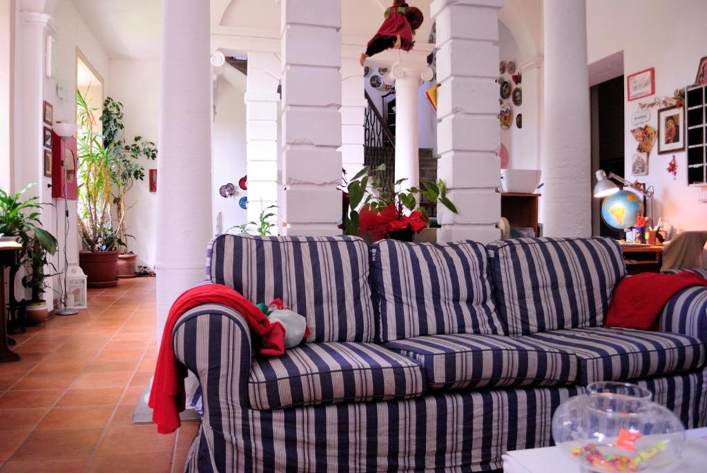 Posezení v ubytování Villa Gherardi - B&B e Hostel