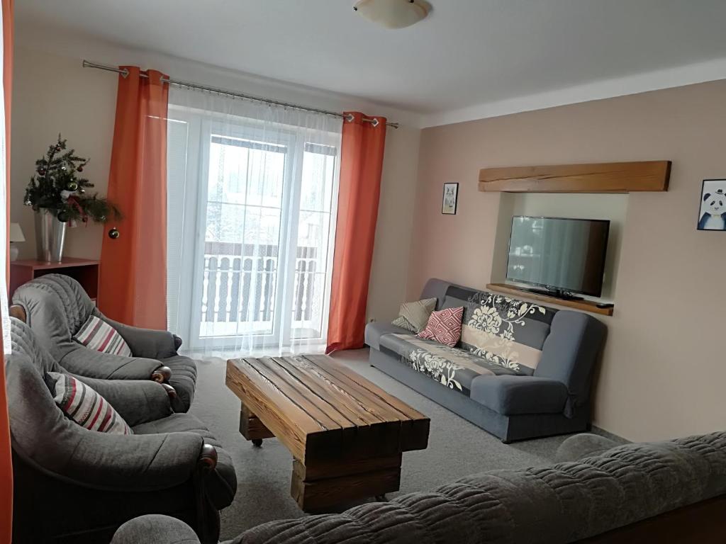 Posezení v ubytování Apartmány Dana