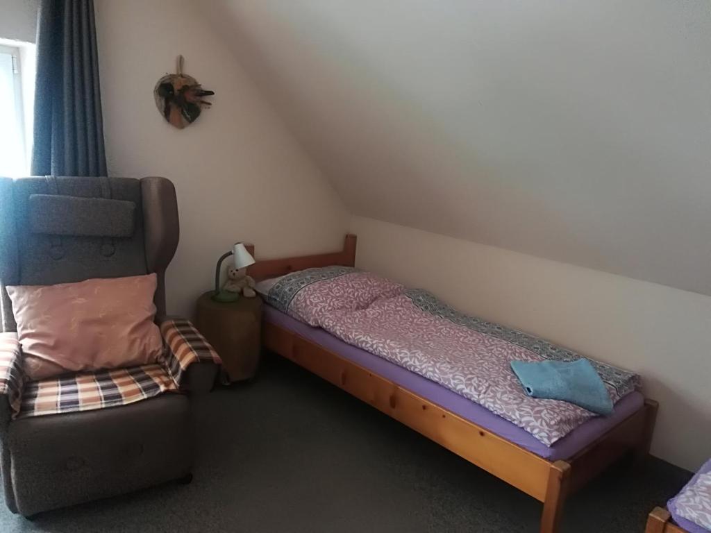Postel nebo postele na pokoji v ubytování Apartmány Dana