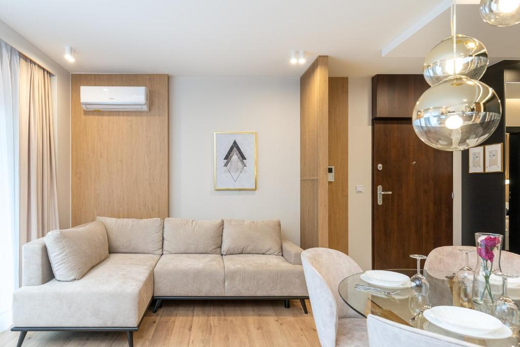 Posezení v ubytování GA Luxury Apartments G20