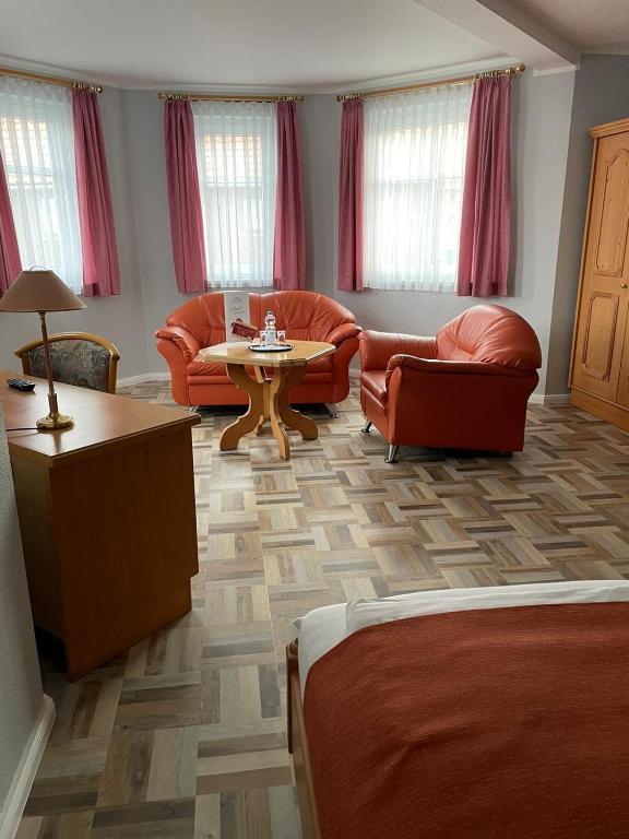 Posezení v ubytování Landgasthaus Zander