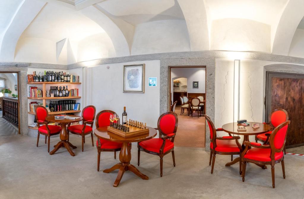 Posezení v ubytování Palazzo Lodron Bertelli. Dimora Storica & Spa