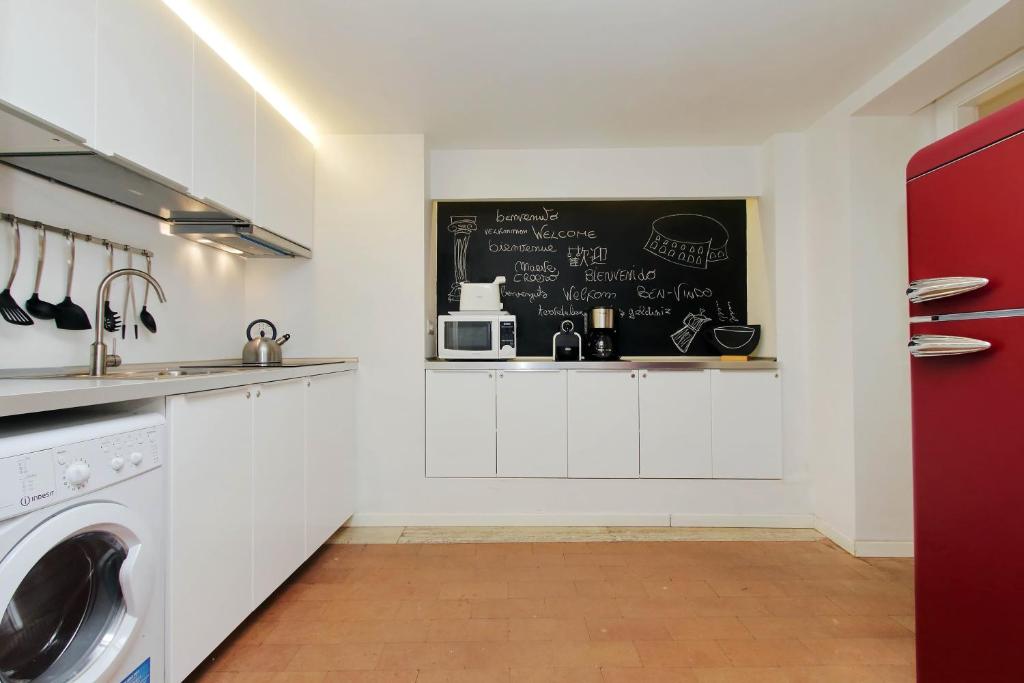 Kuchyňa alebo kuchynka v ubytovaní B&G Navona Apartment