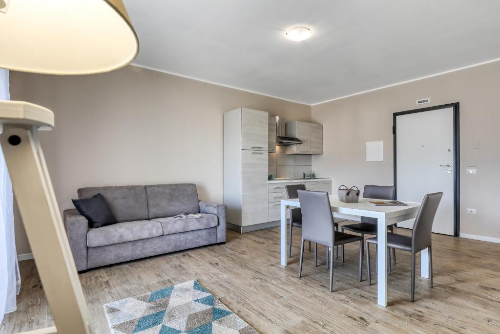 Kuchyň nebo kuchyňský kout v ubytování Asso Residence Ospedale