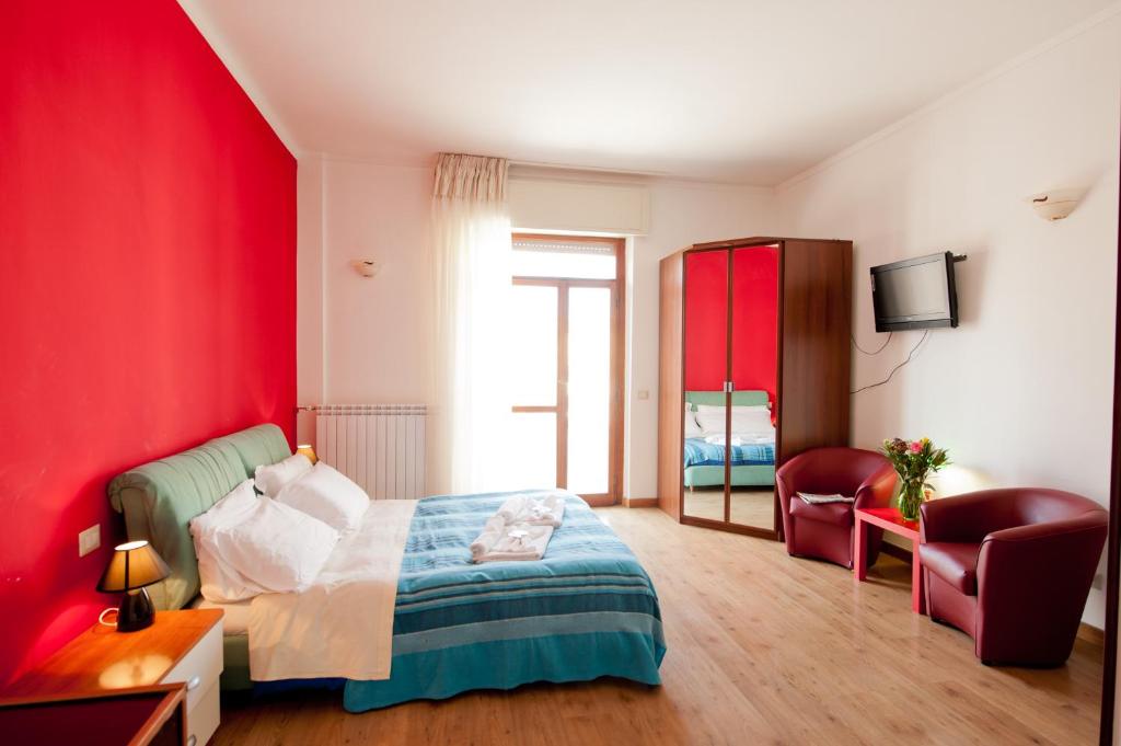 Postel nebo postele na pokoji v ubytování Leccesalento Bed And Breakfast