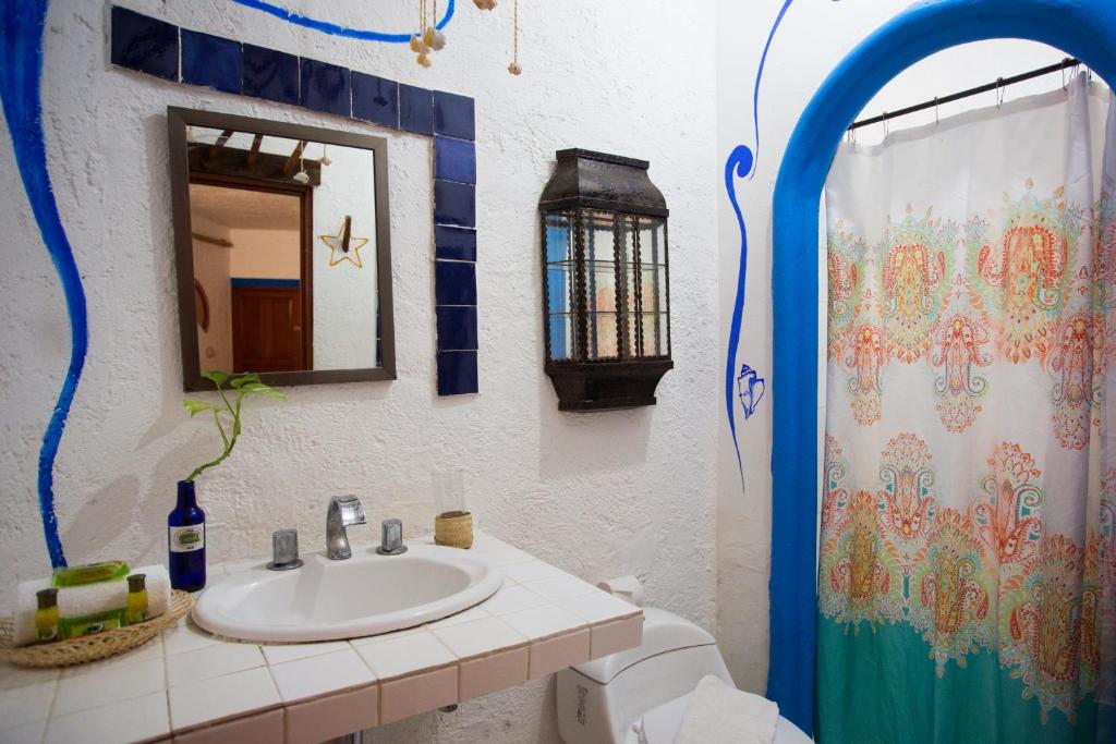 Koupelna v ubytování Hotel Xbalamqué & Spa Cancún Centro