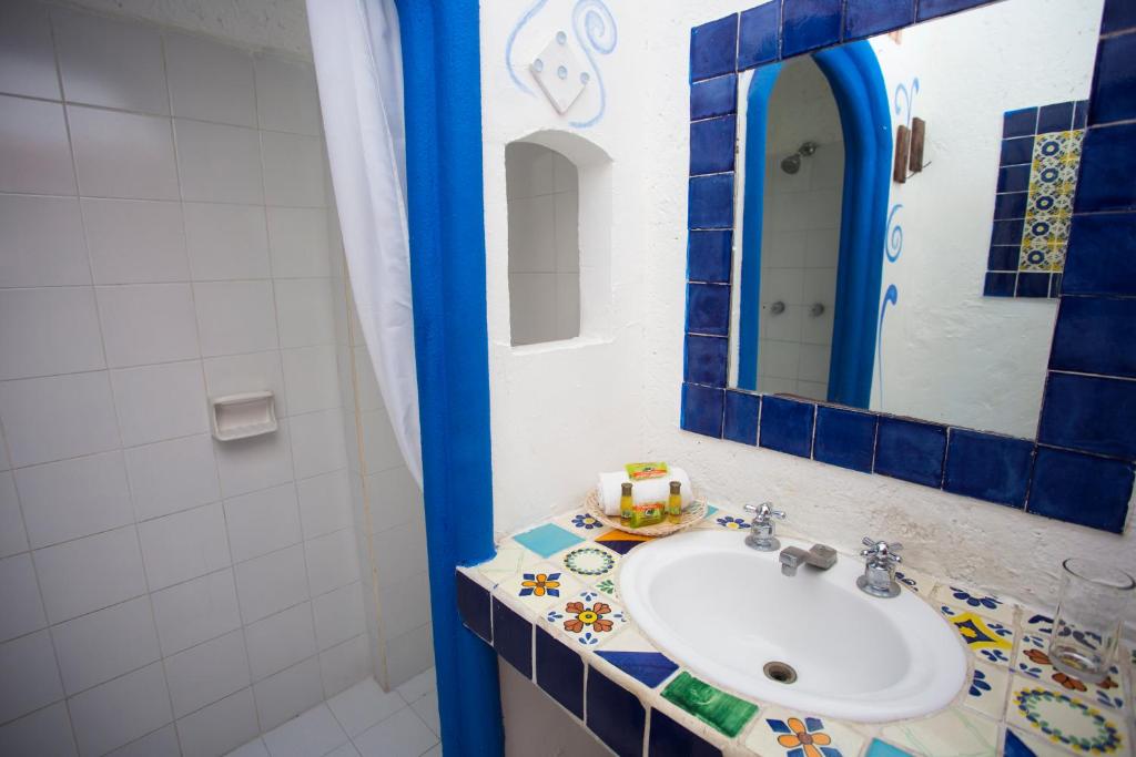 Koupelna v ubytování Hotel Xbalamqué & Spa Cancún Centro