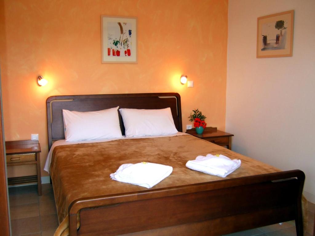 Posteľ alebo postele v izbe v ubytovaní dreamvillas-crete - villa Helios - villa Thalassa