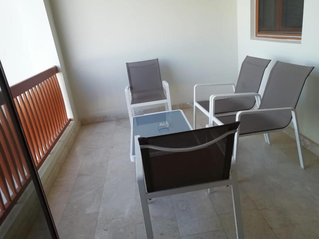 Posezení v ubytování Le Sifah - Marina View Apartments & Villa