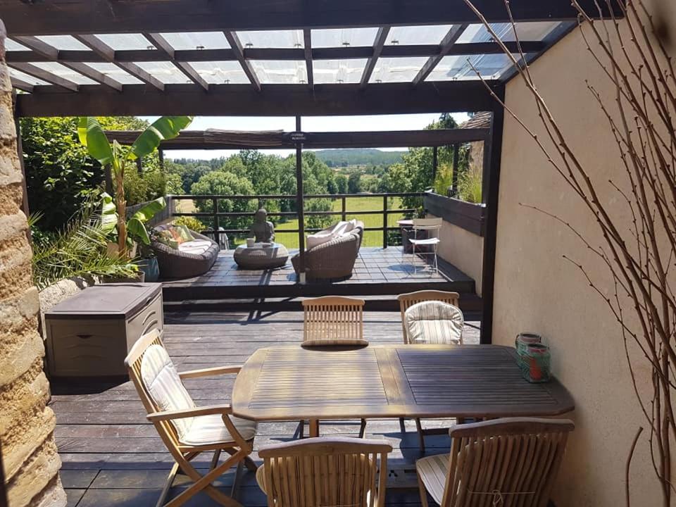 Le Cottage Belmontais, maison individuelle, vue panoramique sur la rivière - Gîte Avec Vue Sur Jardin