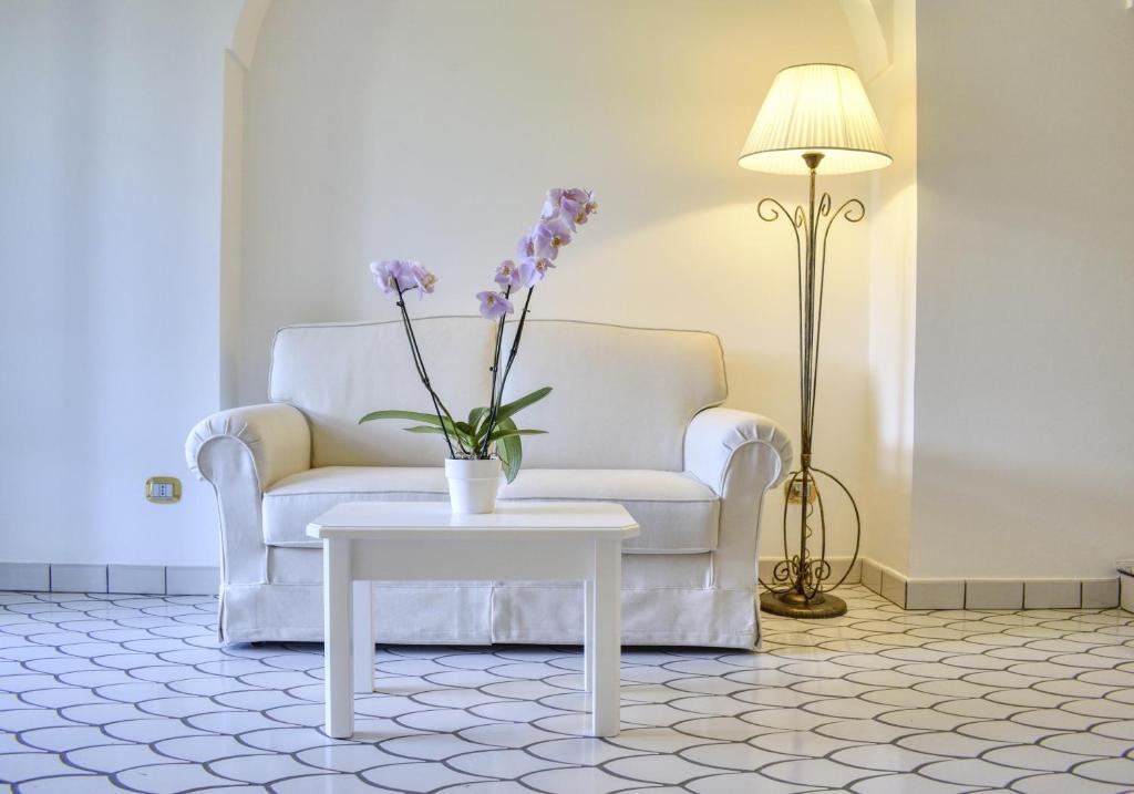 Posezení v ubytování Palazzo Confalone
