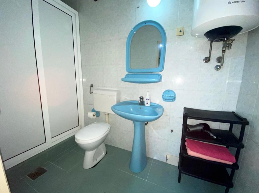 Koupelna v ubytování Apartmani Vila Marija