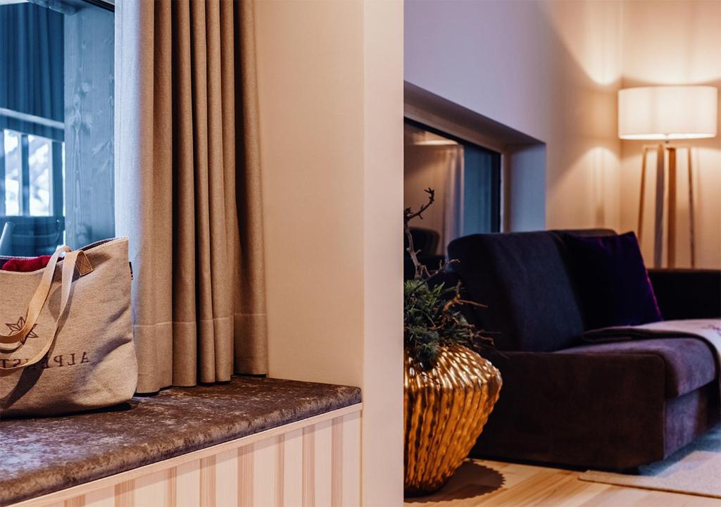 Posezení v ubytování Alpenstern Genießerhotel