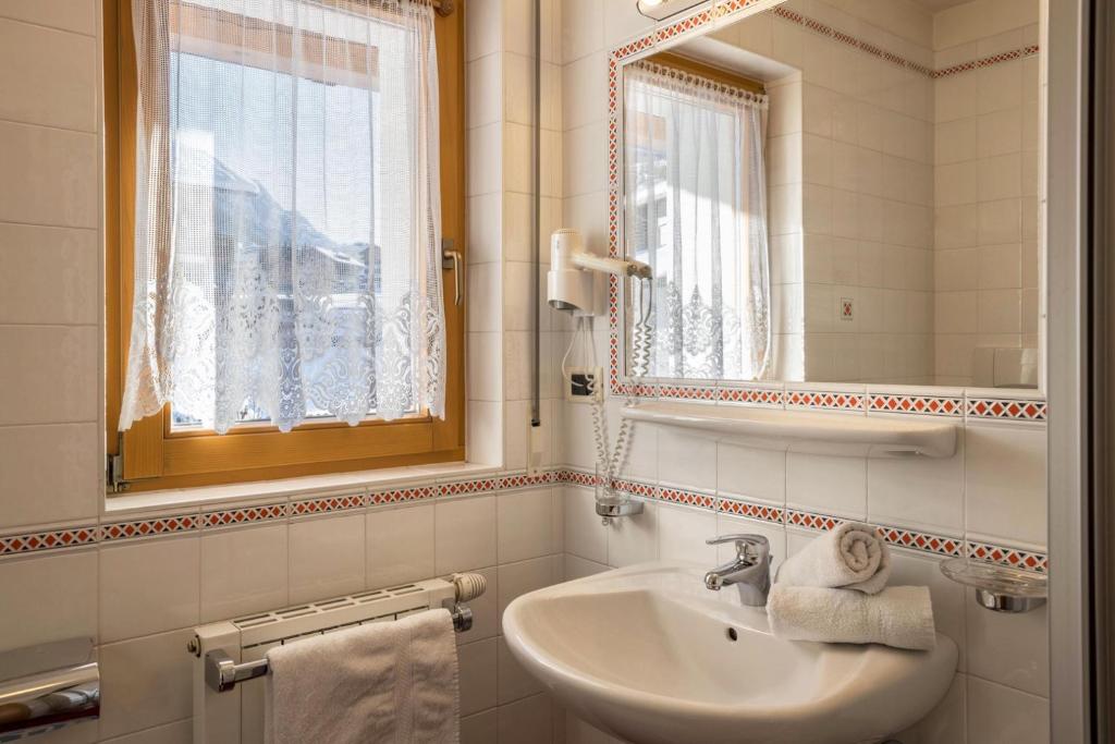 Et badeværelse på Apartments Primula