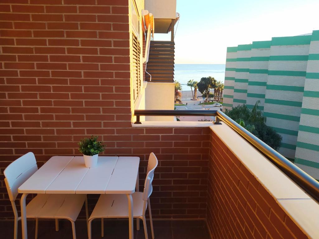 Un balcón o terraza de Apartamento Bahía Levante Águilas