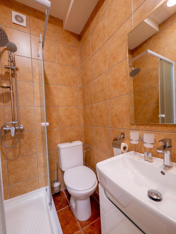 Koupelna v ubytování Apartmany Style