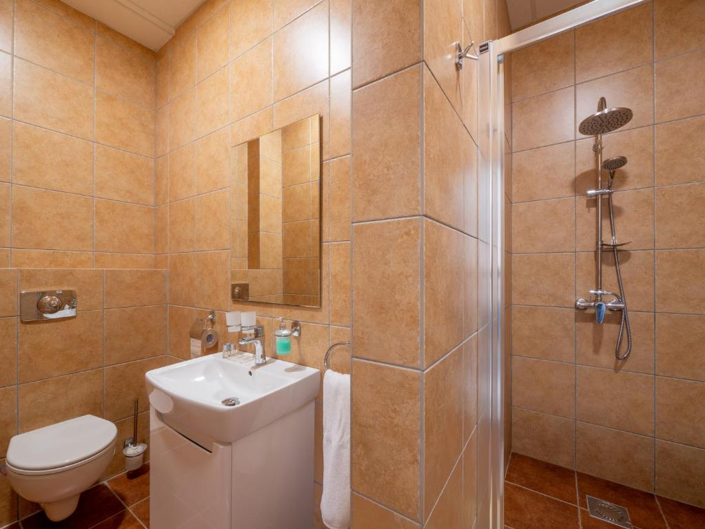 Koupelna v ubytování Apartmany Style
