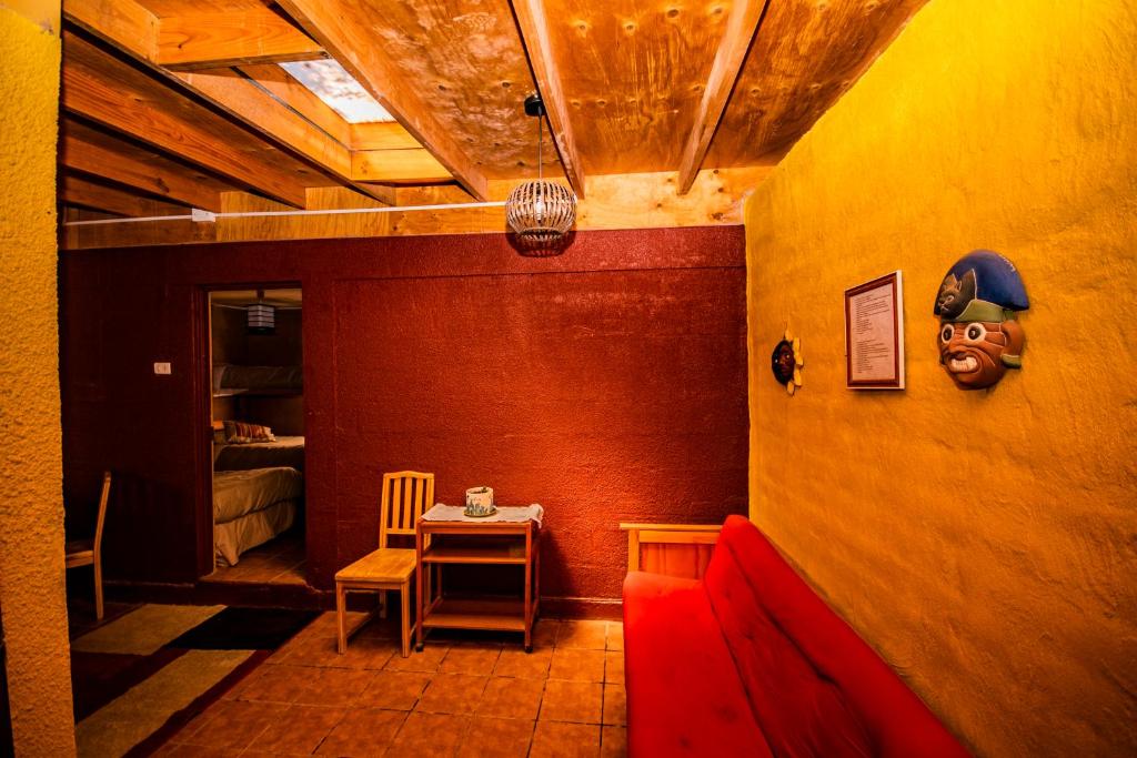 Posezení v ubytování Incahuasi Travelodge