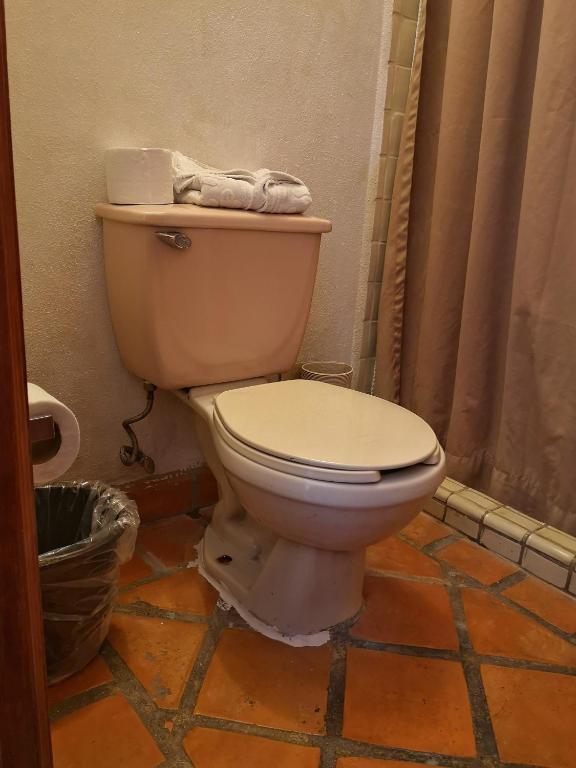 Koupelna v ubytování Hotel Casa Morena