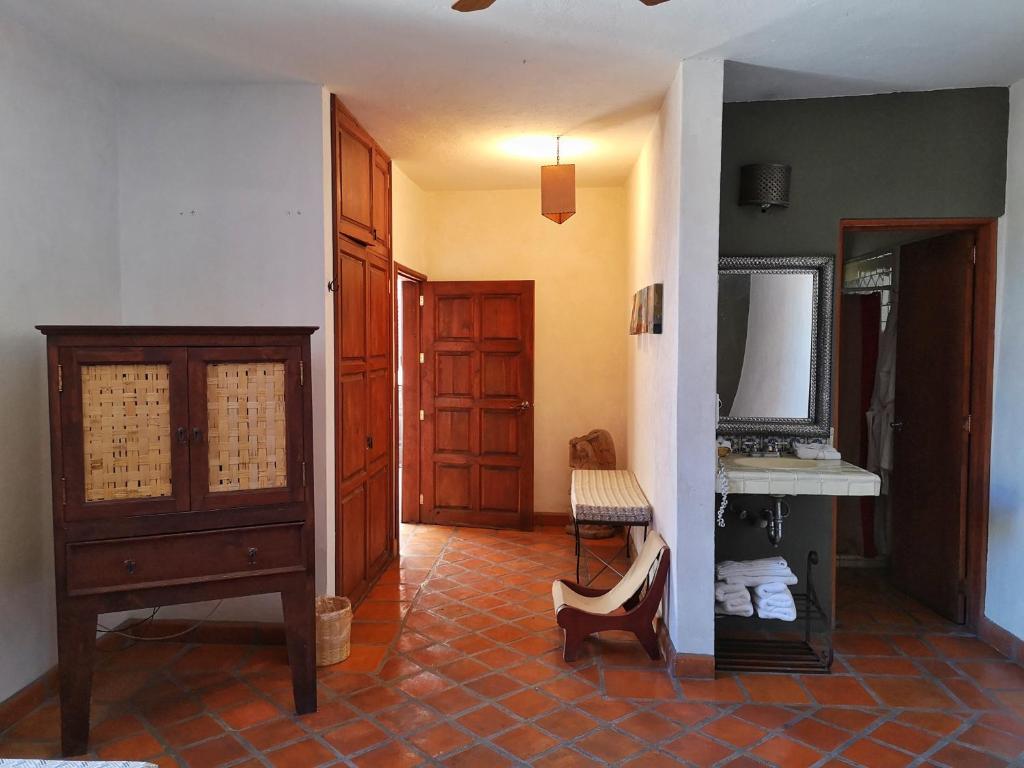 Kuchyň nebo kuchyňský kout v ubytování Hotel Casa Morena