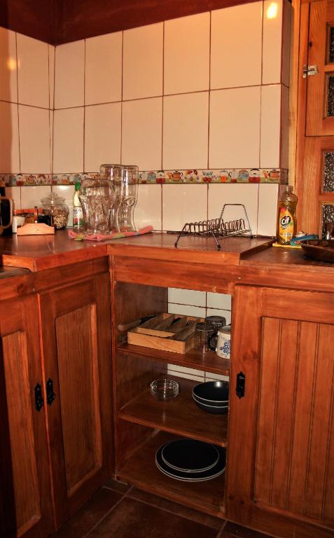 Kuchyň nebo kuchyňský kout v ubytování Incahuasi Travelodge
