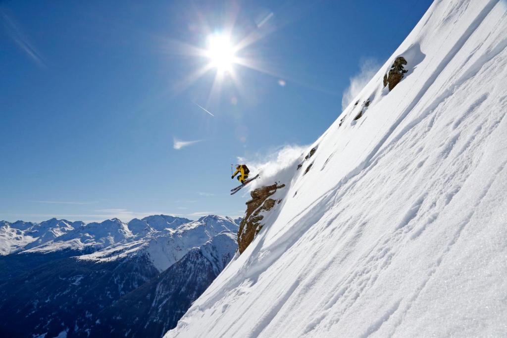 Mountain alpine v zimě