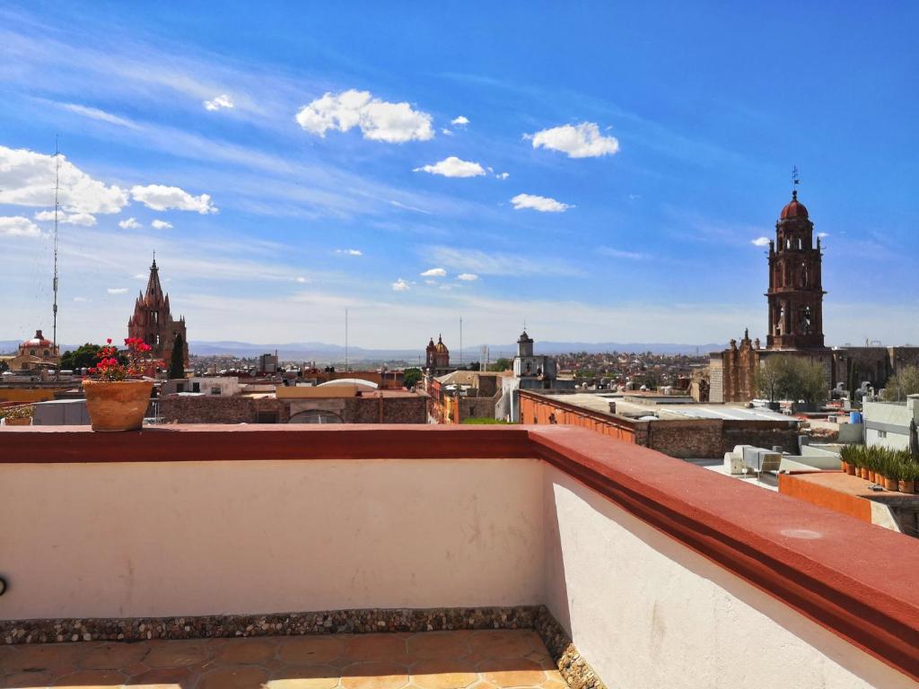 Nespecifikovaný výhled na destinaci San Miguel de Allende nebo výhled na město při pohledu z hotelu