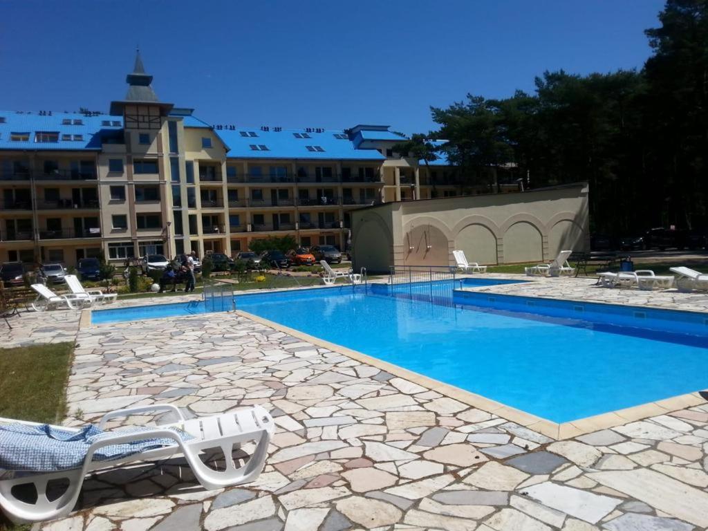 Bazén v ubytování Blue Mare Apartment u Agi nebo v jeho okolí