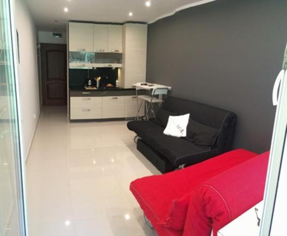 Kuchyň nebo kuchyňský kout v ubytování Blue Mare Apartment u Agi