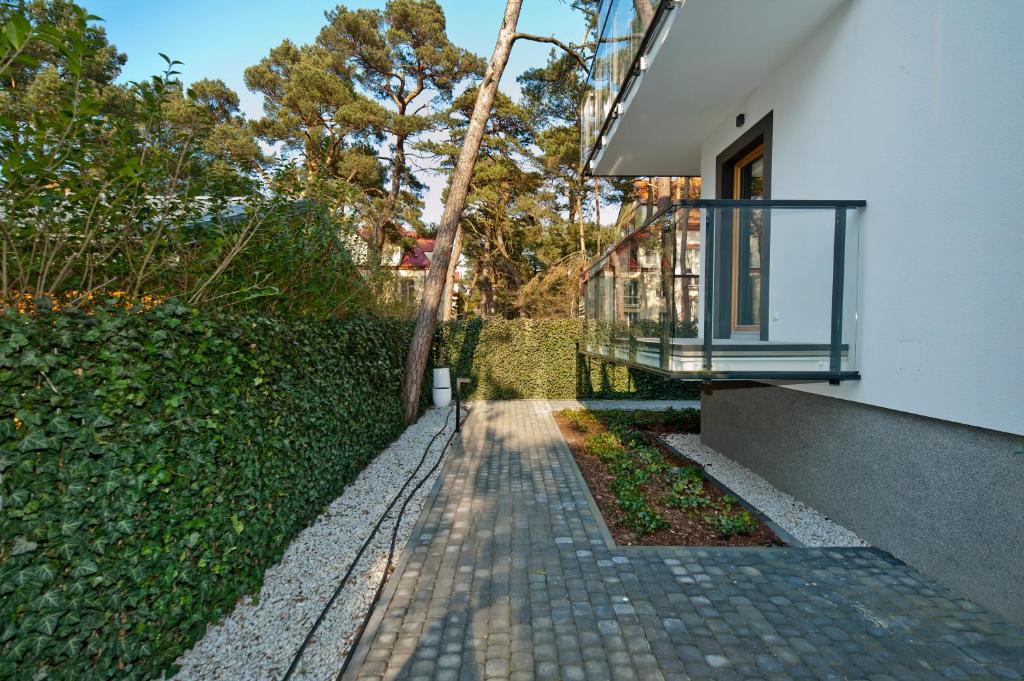Vonkajšia záhrada v ubytovaní BlueApart Verano Residence