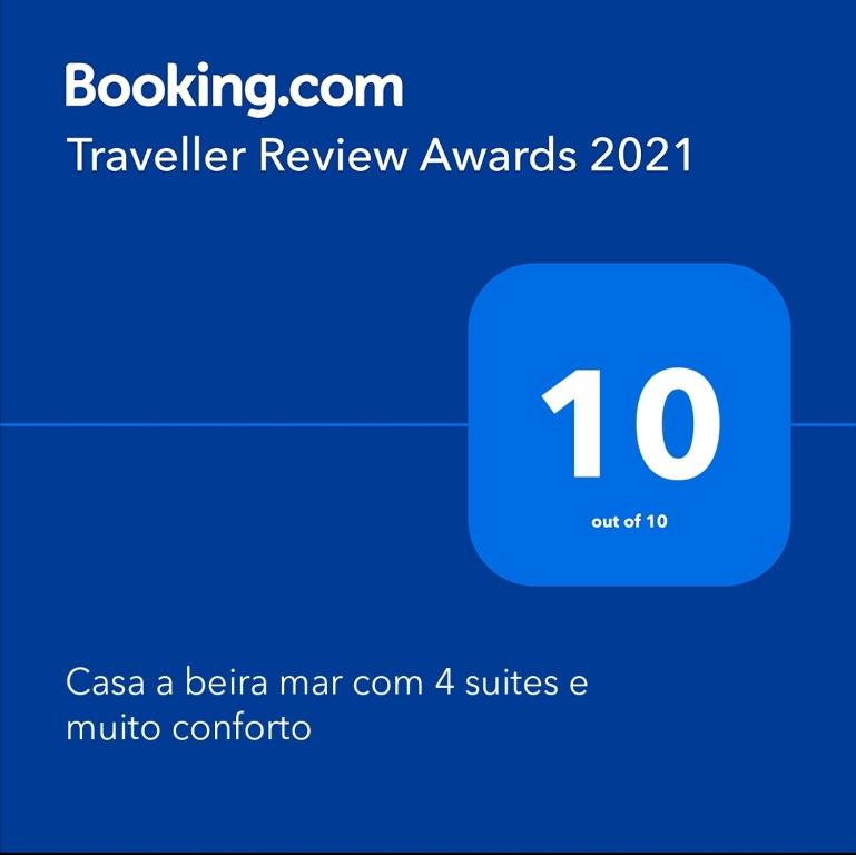  Casa a beira mar com 4 suites e muito conforto
