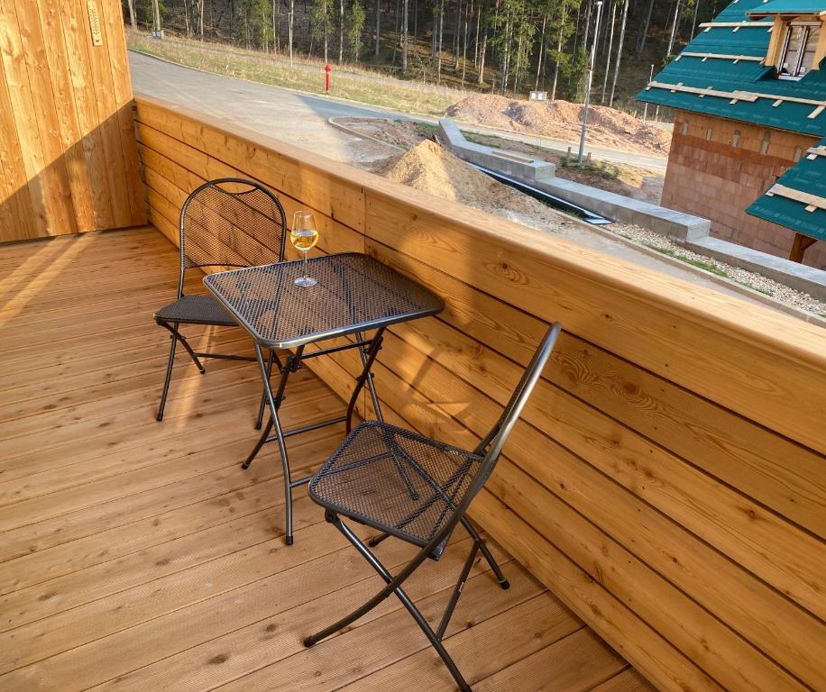 Balkón nebo terasa v ubytování Apartmán Renata - Slunečná louka