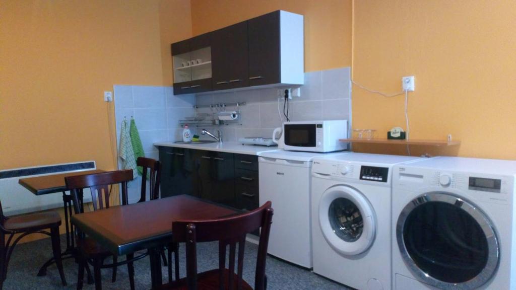 Kuchnia lub aneks kuchenny w obiekcie Pension Dobroucky