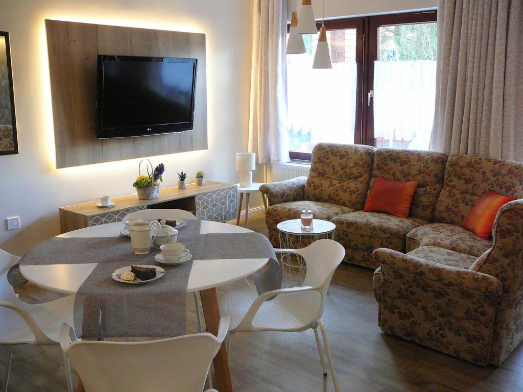 Posezení v ubytování Dunakanyar Apartment