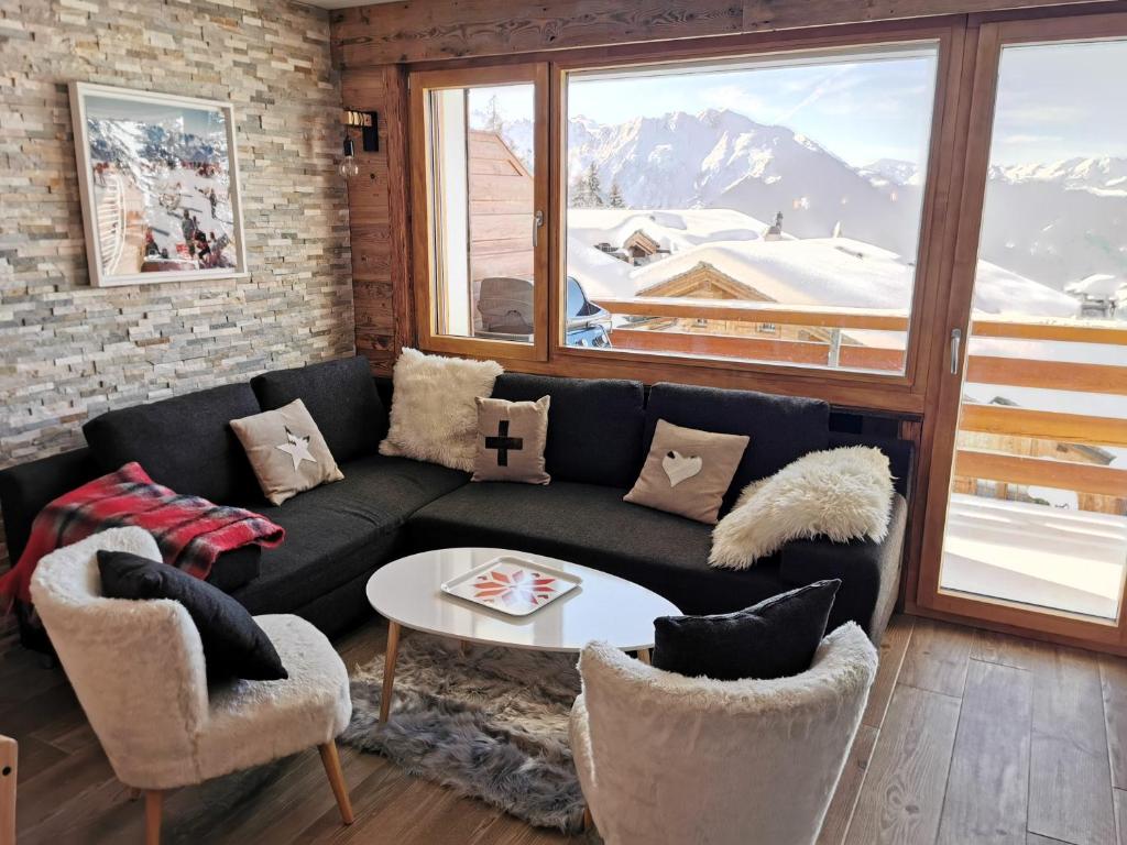 Nespecifikovaný výhled na hory nebo výhled na hory při pohledu z apartmánu