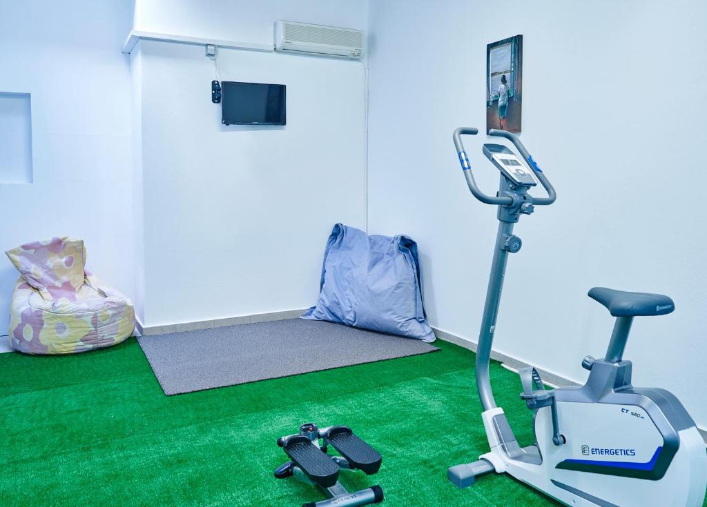 Fitness centrum a/nebo fitness zařízení v ubytování Villa Tamara