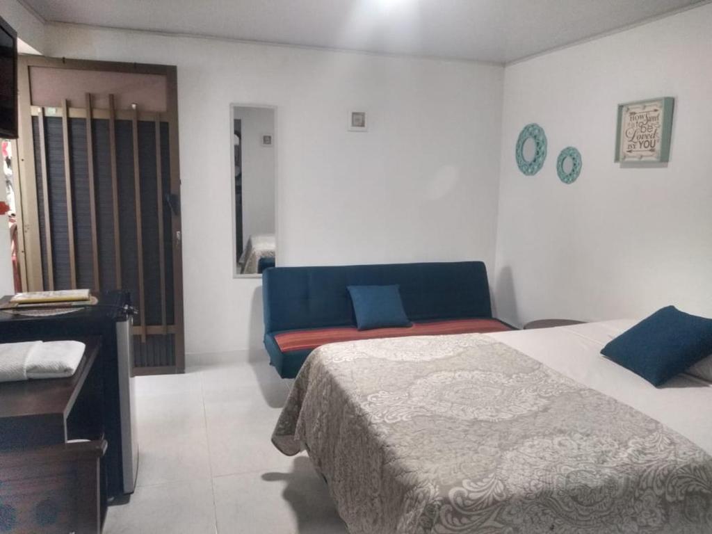 Postel nebo postele na pokoji v ubytování Casa De Polita