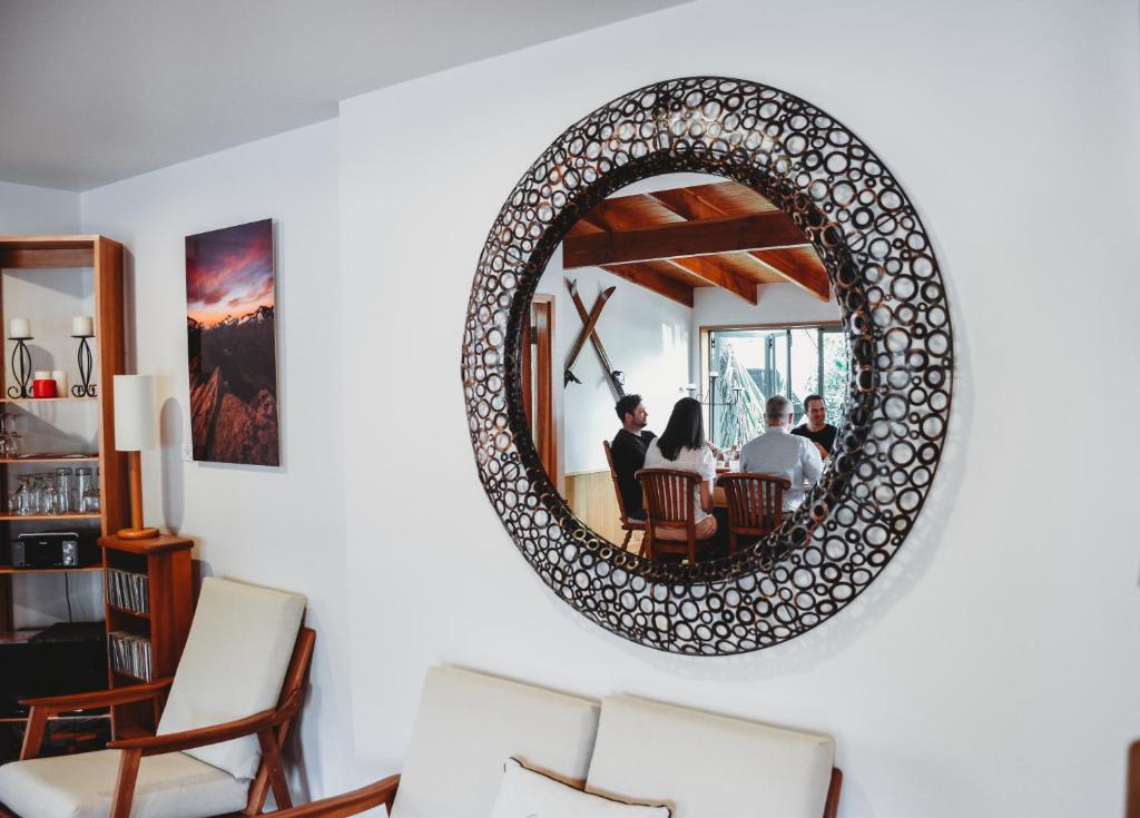 Posezení v ubytování Te Wanaka Lodge