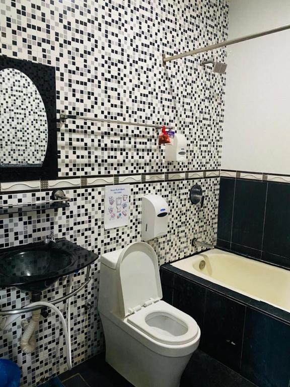 Koupelna v ubytování Ct Hotel