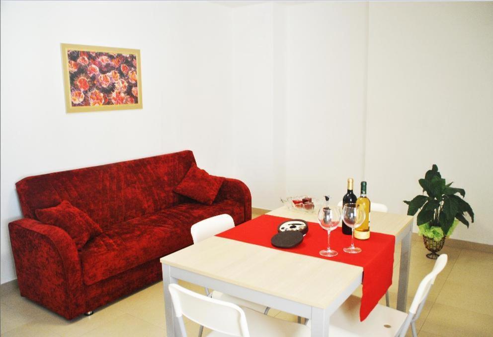 Posezení v ubytování Residence Le Palme