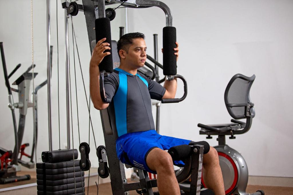 Fitness centrum a/nebo fitness zařízení v ubytování Swiss-Belinn Gajah Mada Medan