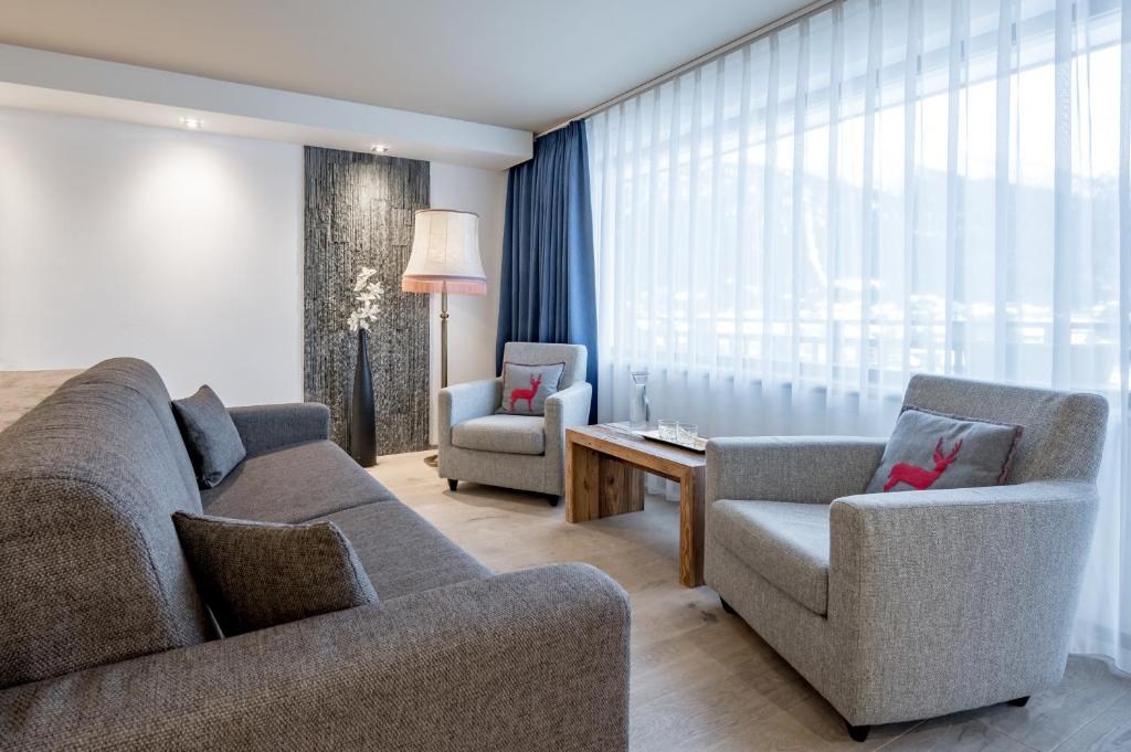 Posezení v ubytování Natur & Spa Hotel Lärchenhof