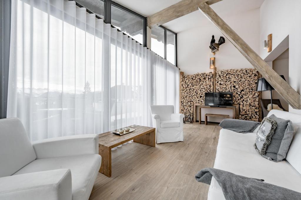 Posezení v ubytování Natur & Spa Hotel Lärchenhof