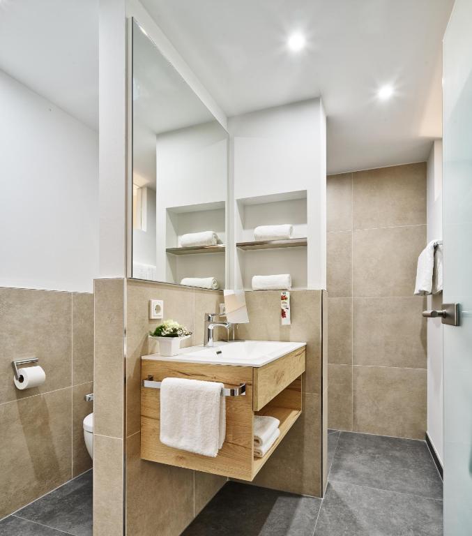 Koupelna v ubytování Hotel Weis