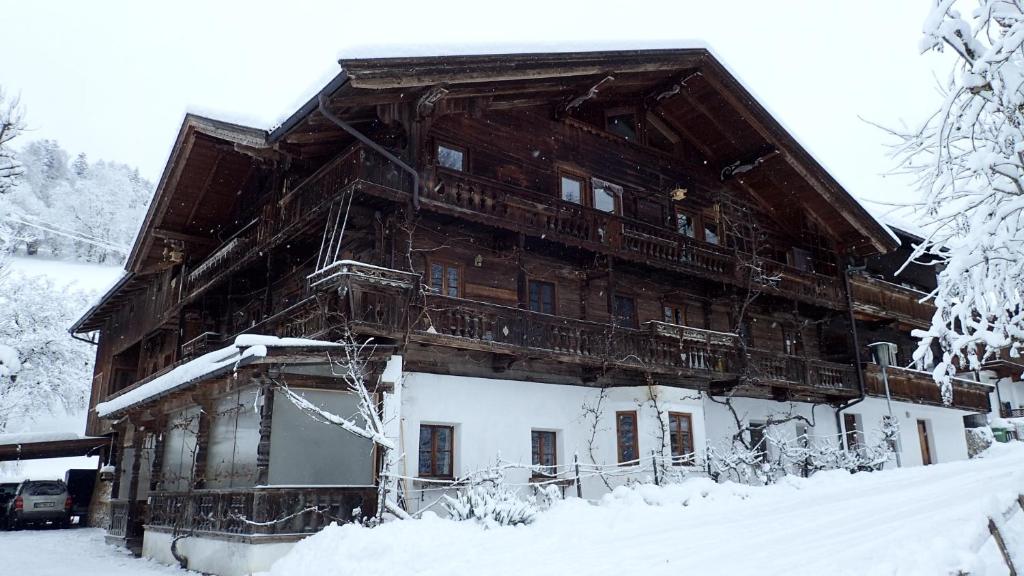 Zirbenchalet Obergruben v zimě