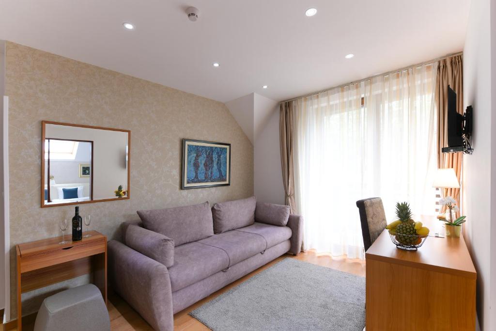 Posezení v ubytování Hotel Iris