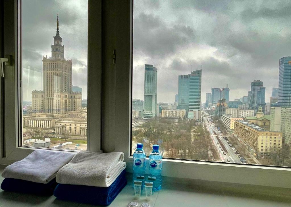 Výhľad na mesto Varšava alebo výhľad na mesto priamo z apartmánu